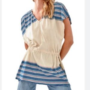 ASTARS Queenstown Caftan Lino Stripes- OS